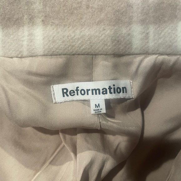 Reformation Middlefield Plaid Coat - Picture 6 of 11